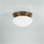 406 20 cm Plafond med hvit kuppel, funkis